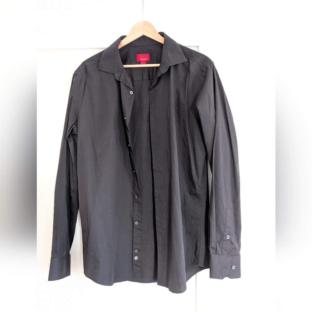 Alfani Classic Black Men's Dress Shirt
